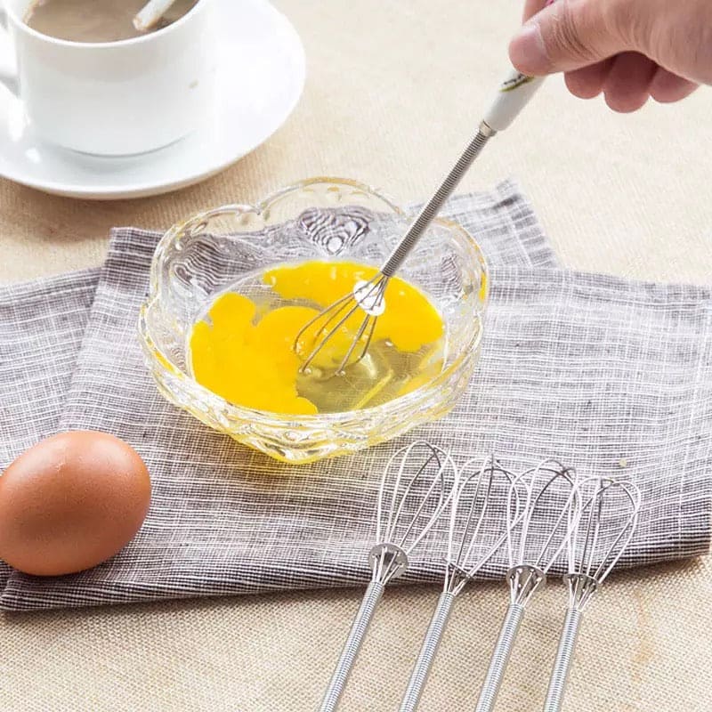 Mini Handle Egg Beater, Cute Cartoon Ceramic Handle Manual Beater, Hand Stirring Beaters, Multifunctional Cream Coffee Churn Baking Accessories Kitchen Tool, Stainless Steel Whisk, Mini Handle Stirrer Whisk Mini Handle Egg Beater, Cute Cartoon Ceramic Handle Manual Beater, Hand Stirring Beaters, Multifunctional Cream Coffee Churn Baking Accessories Kitchen Tool, Stainless Steel Whisk, Mini Handle Stirrer Whisk